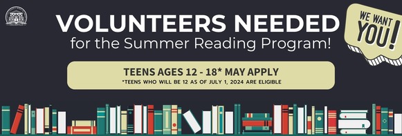 Teen Summer Volunteers Needed