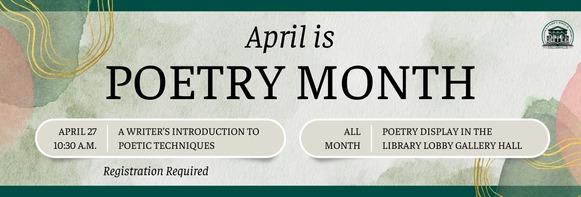 Poetry Month Banner