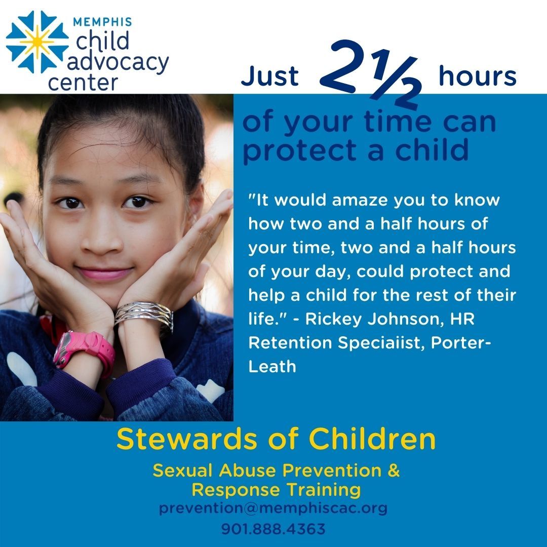 Give FREE child sexual abuse prevention training offered by Memphis ...