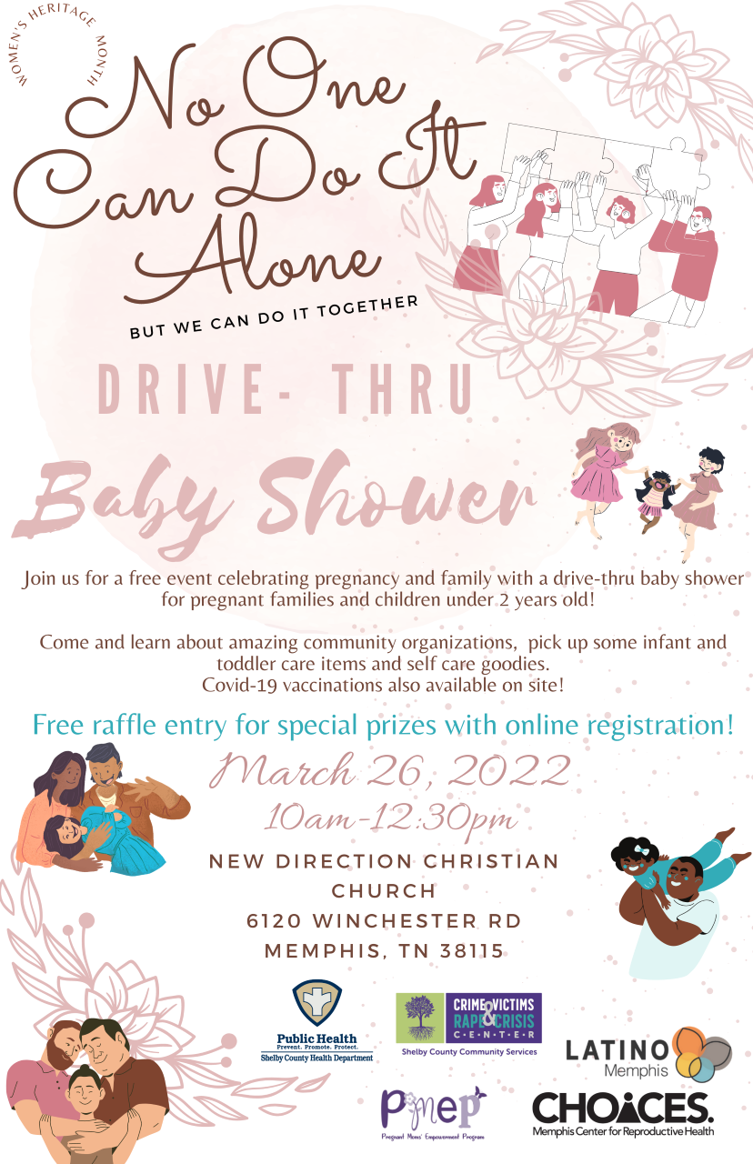 DRIVETHRU BABY SHOWER EVENT TO PROVIDE INFANT AND BABY CARE ITEMS