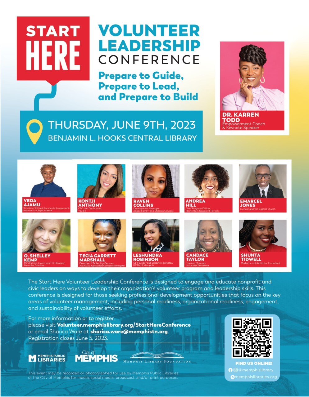 Start Here Volunteer Leadership Conference Lineup