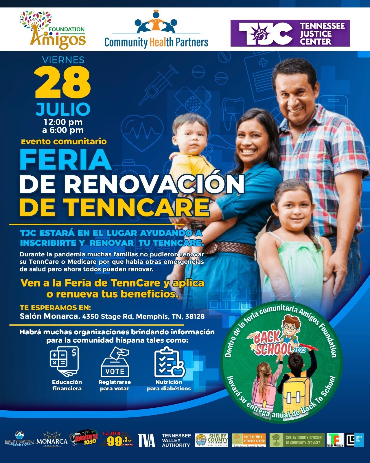 Tenncare Renewal Fair Spanish Flyer 