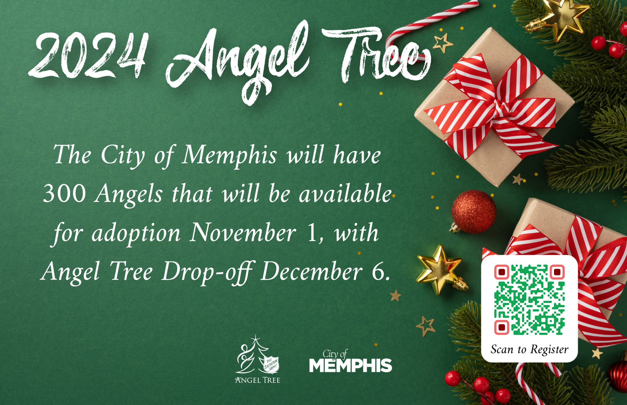 2024 Angel Tree ProgramAdopt an Angel NOWDECEMBER 4