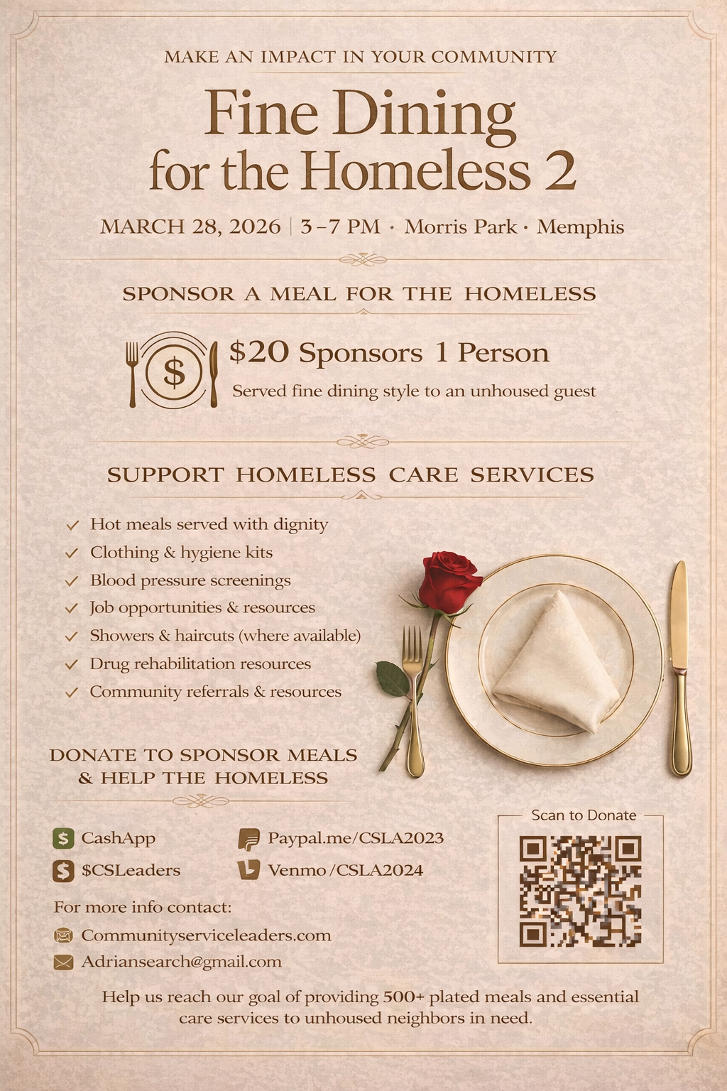 Fine Dining for the Homeless pg5