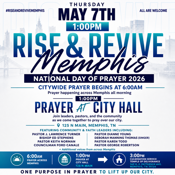 National Day of Prayer is May 7 at City Hall at 1pm