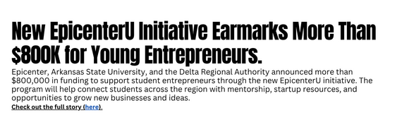 New EpicenterU Initiative earmarks $800k for youth entrepreneurship 