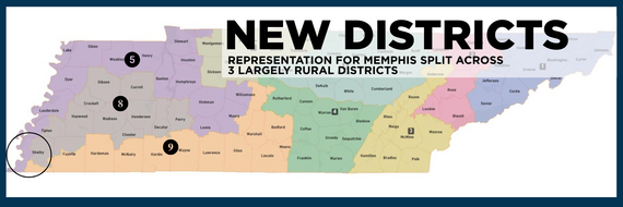 Newly adopted and highly contested TN congressional map