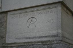 Home for Aged Masons cornerstone