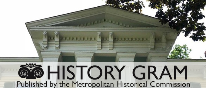 History Gram - Published by the Metropolitan Historical Commission