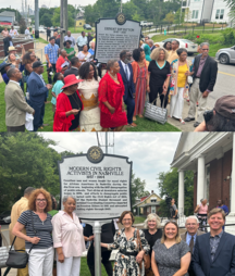 people at Rip Patton marker ceremony
