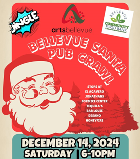 Bellevue Santa Pub Crawl event information