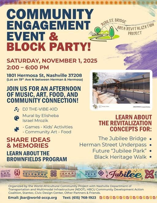Jubilee Bridge event flier