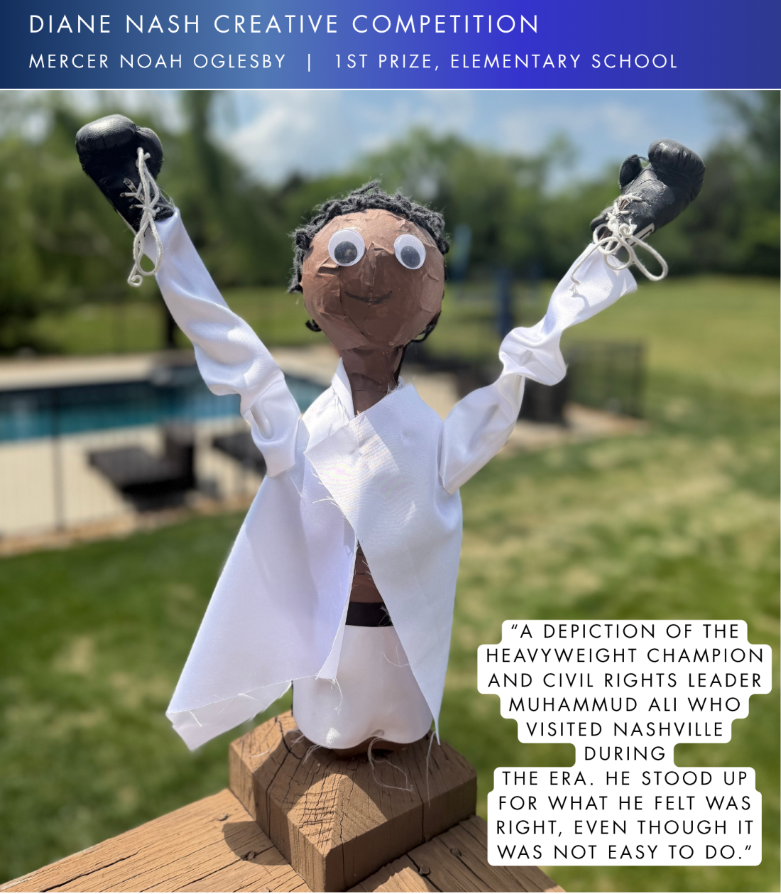 Diane Nash Creative Competition Elementary School Winner