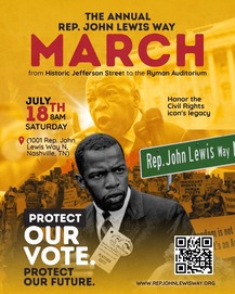 John Lewis March Flyer