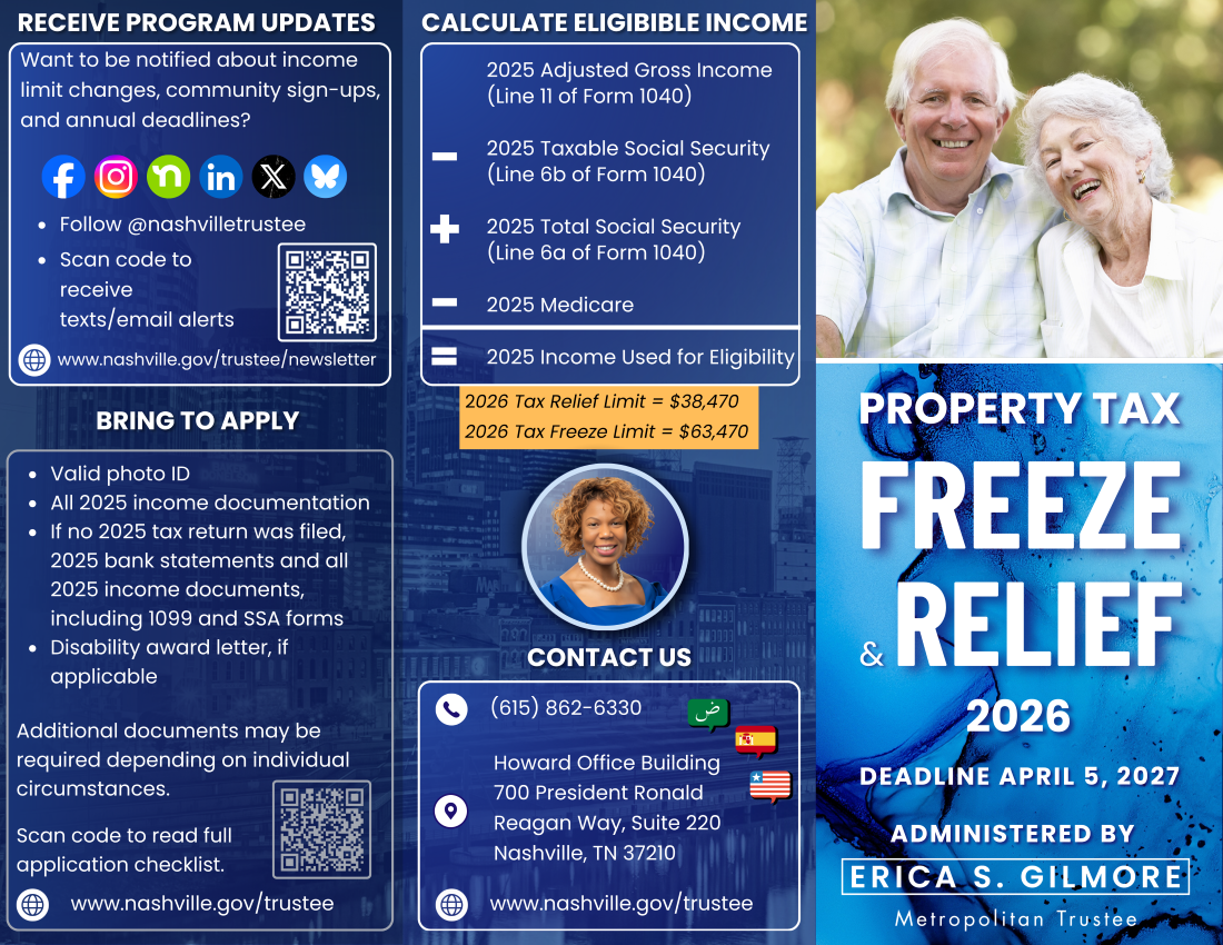 English Outside 2026 Tax Relief & Freeze Brochure