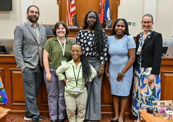 Interns at Courthouse