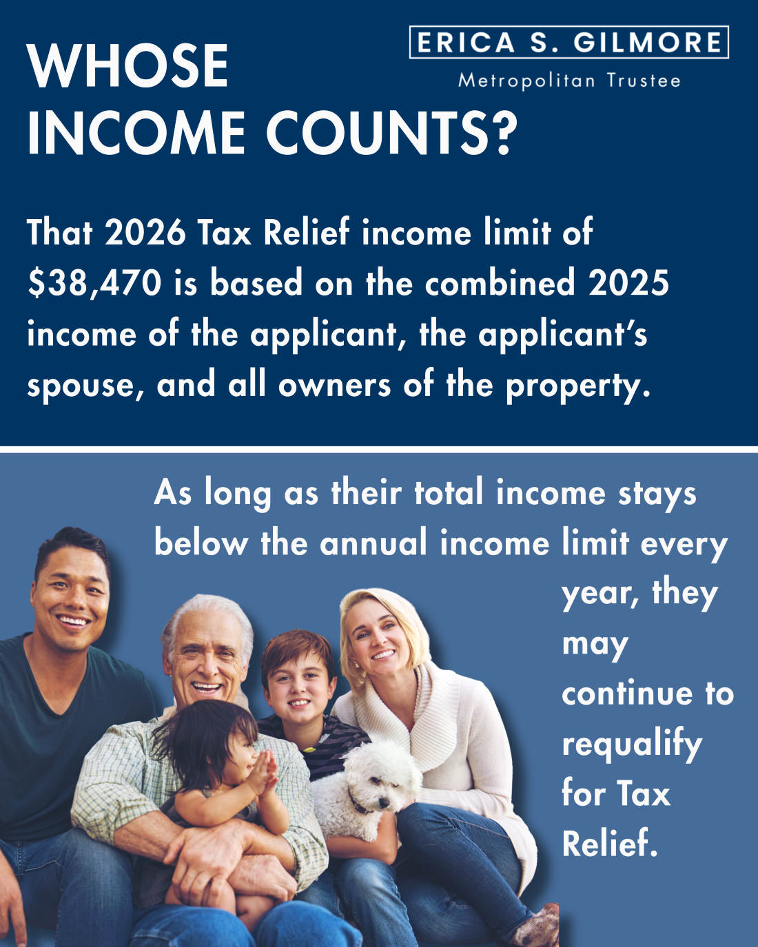 Relief - whose income counts?
