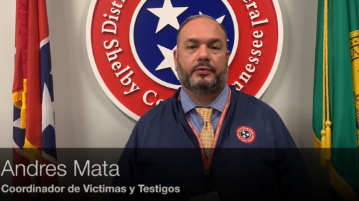 Hispanic Victim Witness Coordinator Andres Mata 