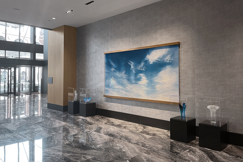 Glass Art on Display at Loews Hotel Arlington