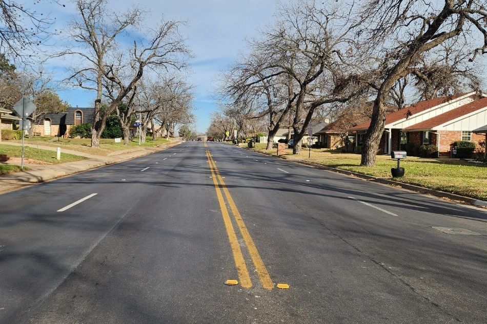 South Fielder Road between West Mayfield Road and California Lane