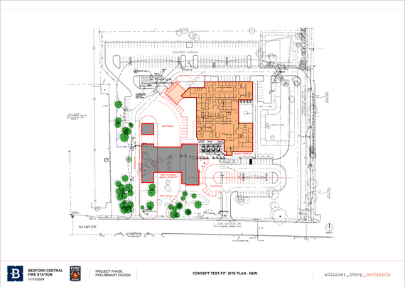 Central Fire Station Site Map