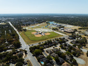 Aerial of ballfields at Generations Park