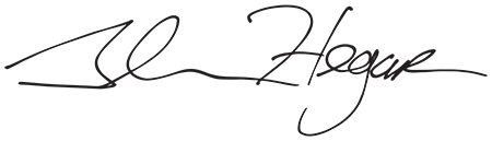 Image of Texas Comptroller Glenn Hegar's signature