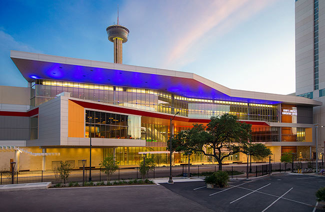 Photo of the Henry B. Gonzalez Convention Center in San Antonio