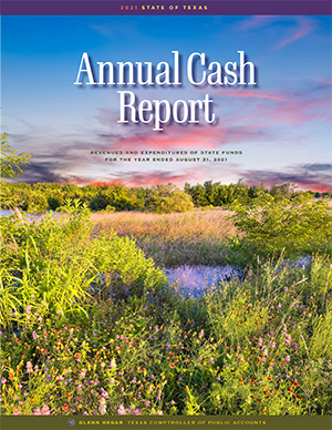 Cover for the State of Texas Annual Cash Report