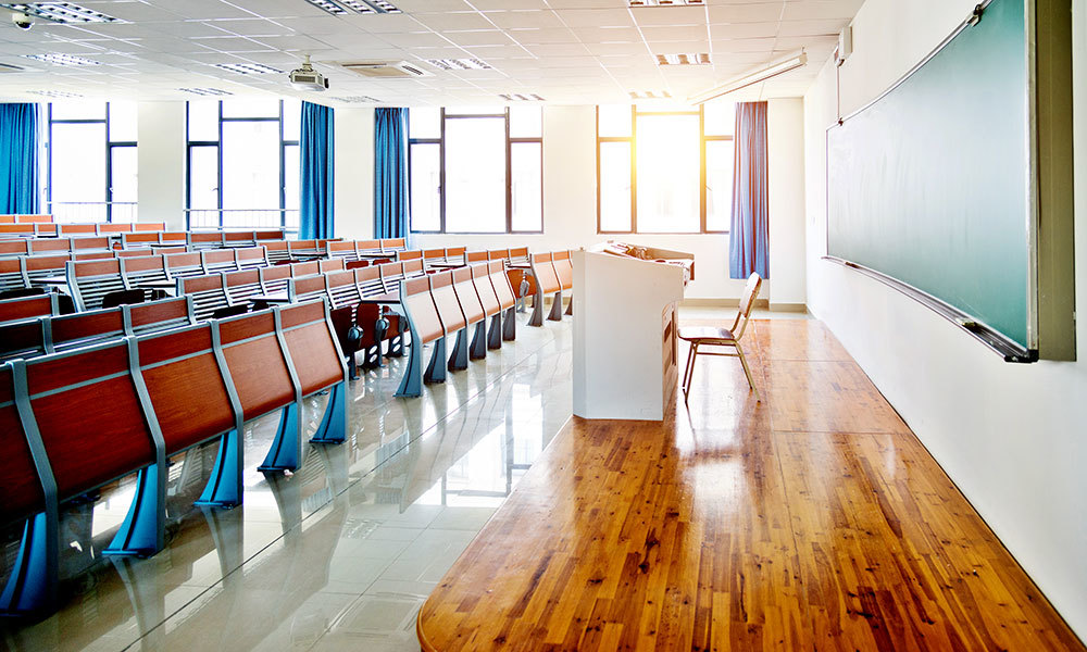 Empty classroom