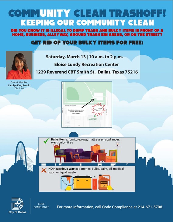 Community Clean Trashoff_March 13