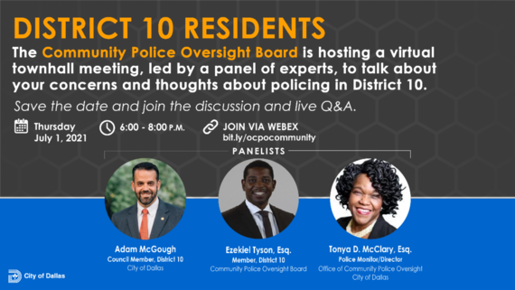 CPOB town hall July 2021