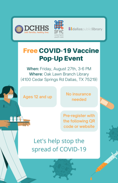 covid vaccine pop up event