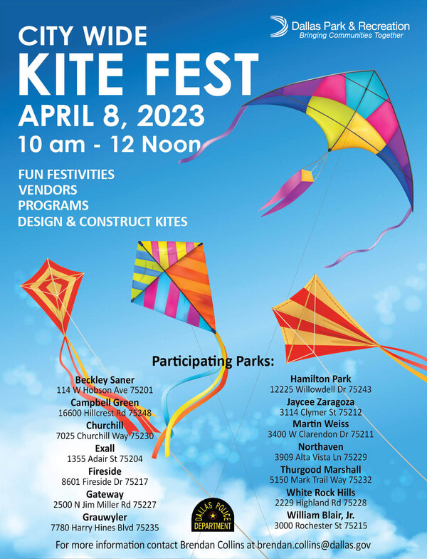 Let's Fly A Kite At Dallas' Kite Fest Saturday