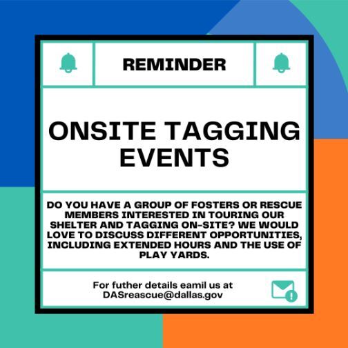 Onsite Tagging Event