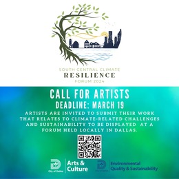 Sustainability call for artist 