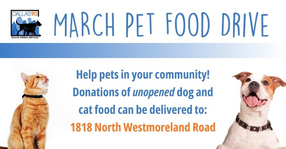 March 2024 Pet Food Drive