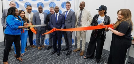 Ribbon cutting ceremony at RedBird Innovation Center