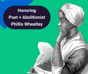 Phillis Wheatley Mural Unveiling Event.  Friday, August 23, 12pm to 2pm.