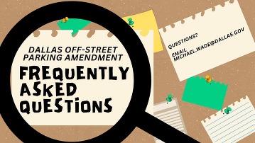 FAQParkingCodeAmendment