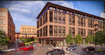 Rendering of West End Lofts redevelopment
