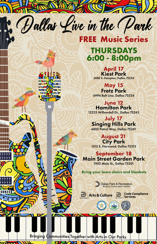 Dallas Music Series park 2025