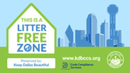 Litter Free Zone 