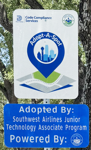 Adopt A Spot Sign 