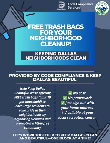 Community Trash Bag program 