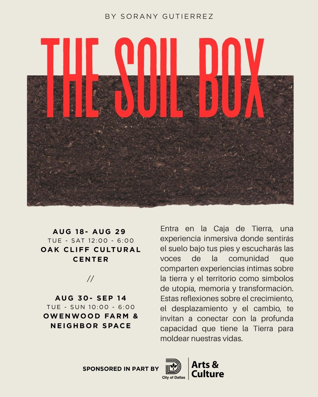 The Soil Box Spanish