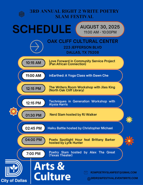 Right 2 Write Poetry Slam Festival