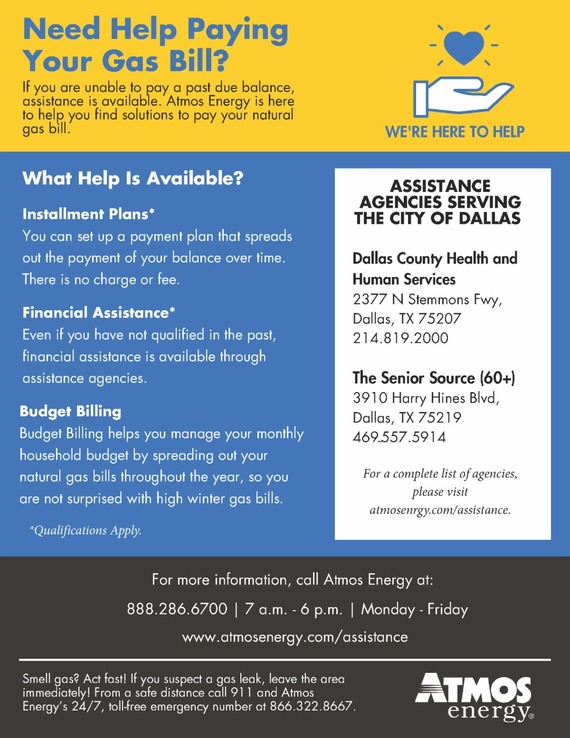 Gas Bill Help