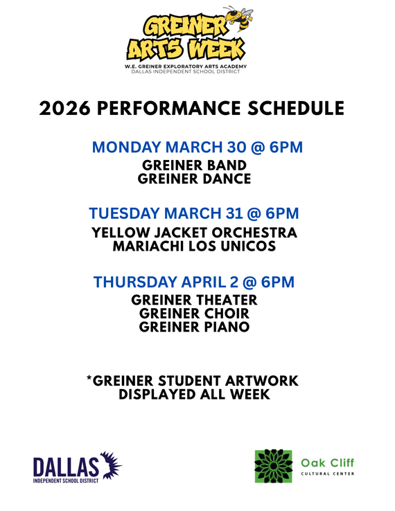Greiner Arts Week