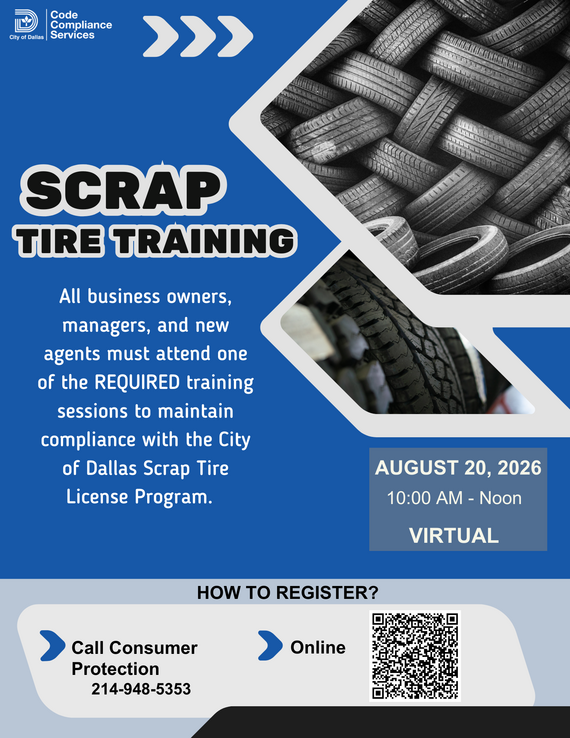 August Scrap Tire Training 